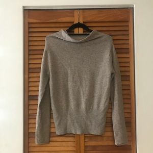 Club Monaco mock neck beige cashmere sweater, XS